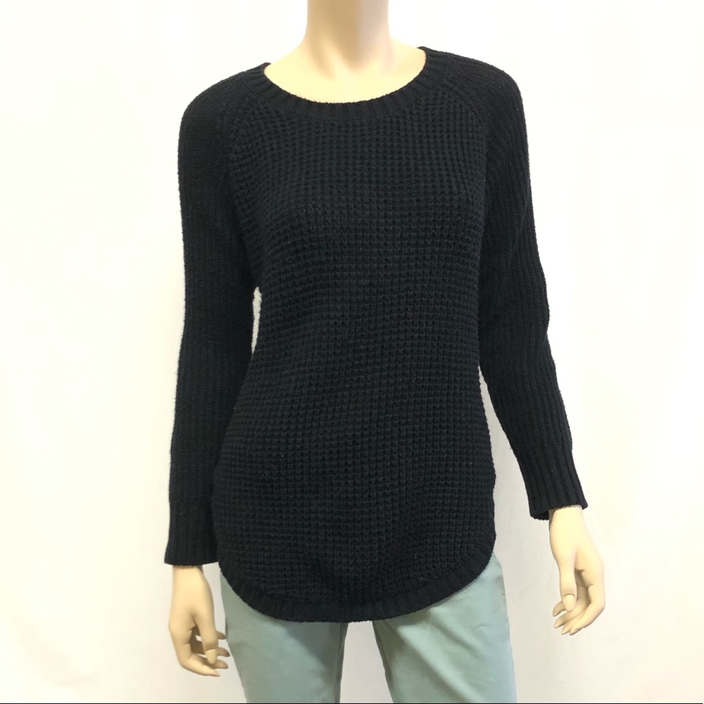 Arizona Raglan Sleeve Dropped Tail Sweater